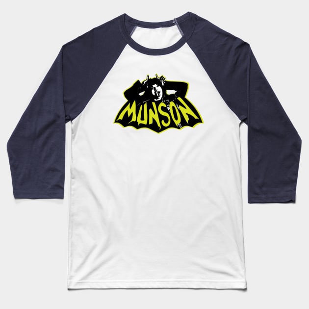 EDDIE MUNSON Baseball T-Shirt by Errore